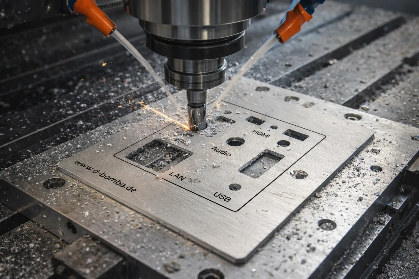 CNC-Fertigung bei d'Bomba concept